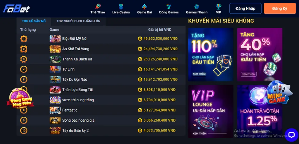 Trò chơi bắn cá 898bet